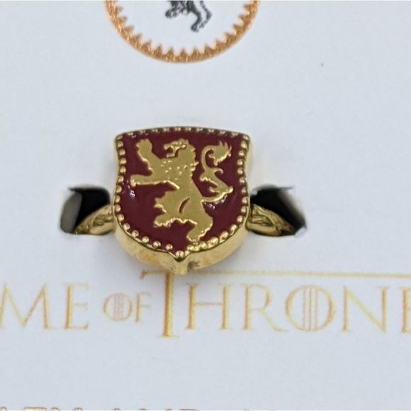 Alex and Ani GOT 14kt Gold Lannister Signet Ring - Picture 5 of 9